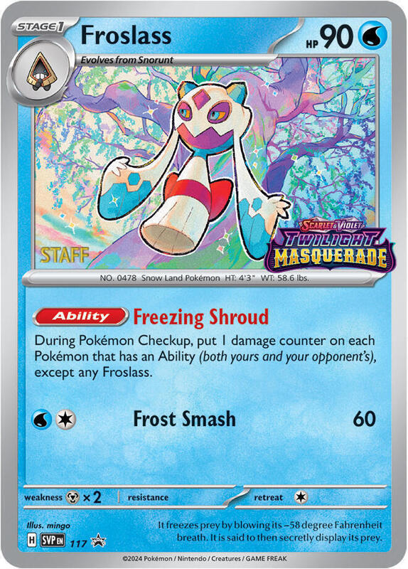 Froslass Staff Prerelease