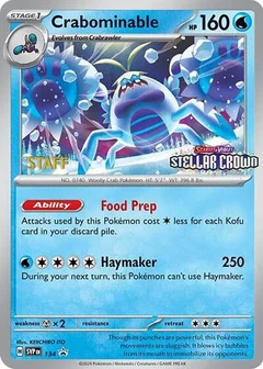 Crabominable Staff Prerelease 134