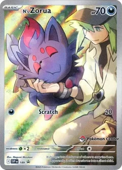 N's Zorua Pokemon Center 189