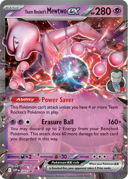 Team Rocket's Mewtwo ex