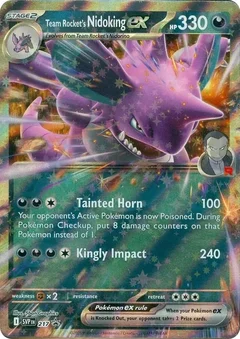 Team Rocket's Nidoking ex 217