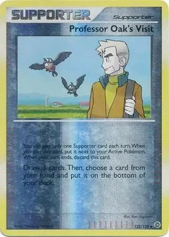 Professor Oak's Visit Reverse Holo 122