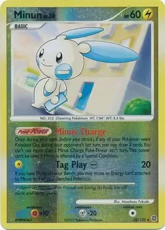 Minun Reverse Holo 32