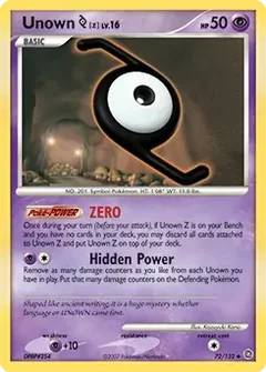 Unown Z 72