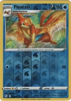 Floatzel Reverse Holo 023