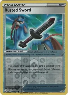 Rusted Sword Reverse Holo 062