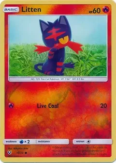 Litten Reverse Holo 15