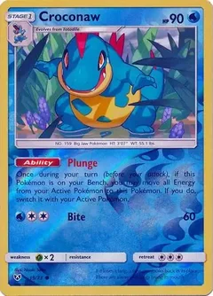 Croconaw Reverse Holo 19