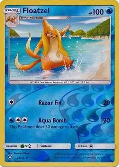 Floatzel Reverse Holo 23
