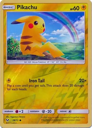 Pikachu Reverse Holo