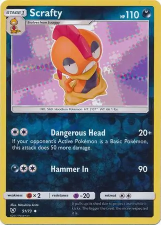 Scrafty Reverse Holo