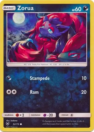 Zorua Reverse Holo