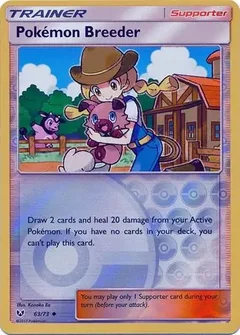 Pokemon Breeder Reverse Holo 63