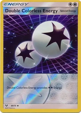 Double Colorless Energy Reverse Holo