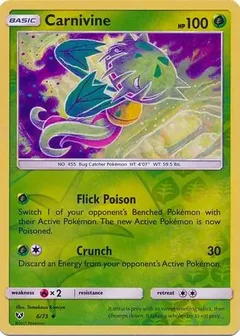 Carnivine Reverse Holo 6