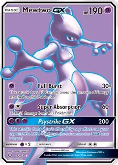Full Art Mewtwo GX 72