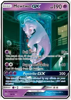 Mewtwo GX Secret 78