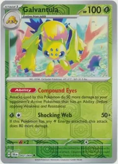 Galvantula Reverse Holo 002