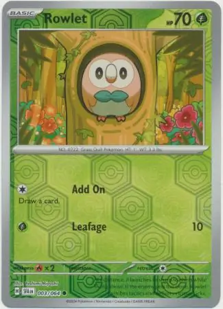 Rowlet Reverse Holo