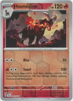 Houndoom Reverse Holo 008