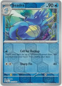 Seadra Reverse Holo 011