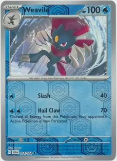 Weavile Reverse Holo 014