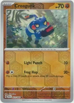Croagunk Reverse Holo 023