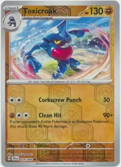 Toxicroak Reverse Holo 024