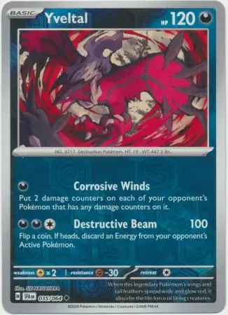 Yveltal Reverse Holo