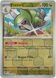 Fraxure Reverse Holo 045