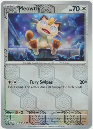 Meowth Reverse Holo