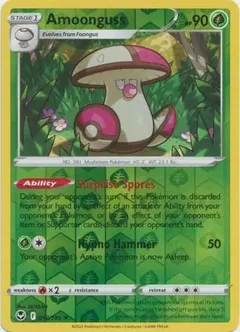 Amoonguss Reverse Holo 012