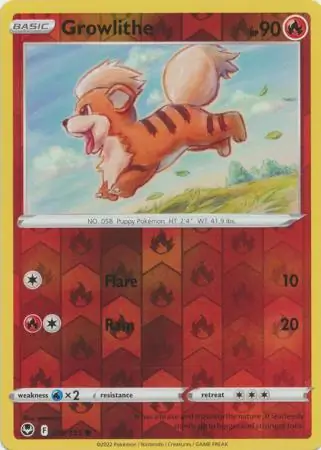 Growlithe Reverse Holo