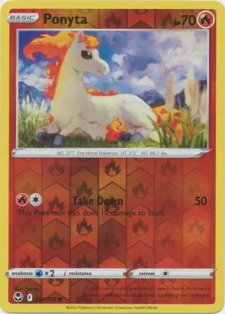 Ponyta Reverse Holo