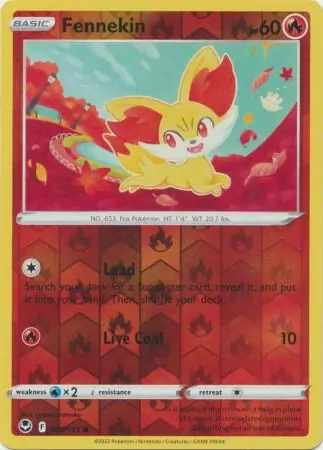 Fennekin Reverse Holo
