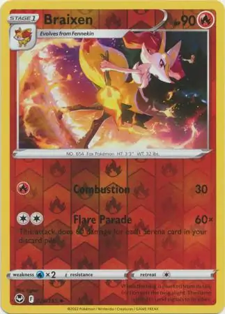 Braixen Reverse Holo