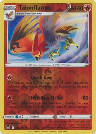 Talonflame Reverse Holo