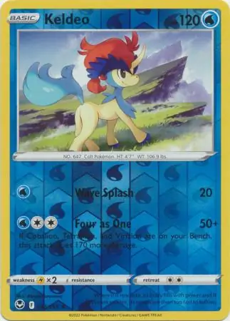 Keldeo Reverse Holo
