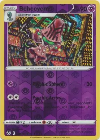 Beheeyem Reverse Holo