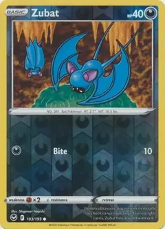 Zubat Reverse Holo 103