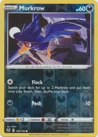 Murkrow Reverse Holo