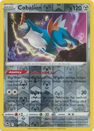 Cobalion Reverse Holo