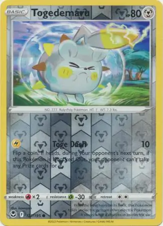 Togedemaru Reverse Holo