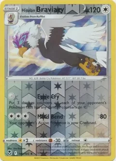 Hisuian Braviary Reverse Holo 149