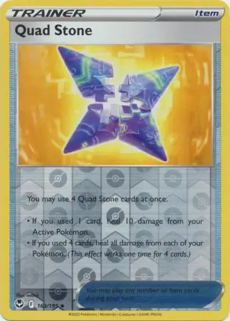 Quad Stone Reverse Holo