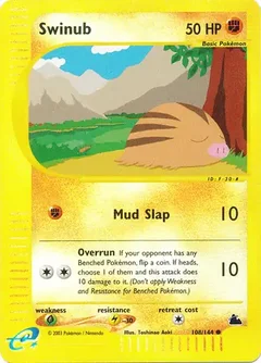 Swinub Reverse Holo 108