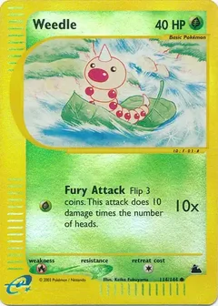 Weedle Reverse Holo 114