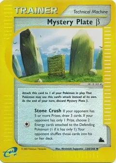 Mystery Plate Beta Reverse Holo 134