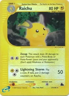 Raichu Reverse Holo 27