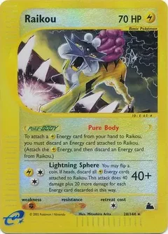 Raikou Reverse Holo 28
